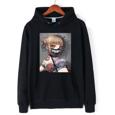 Boku no My Hero Academia Himiko Toga Hoodies Coat Sweater 100% Cotton