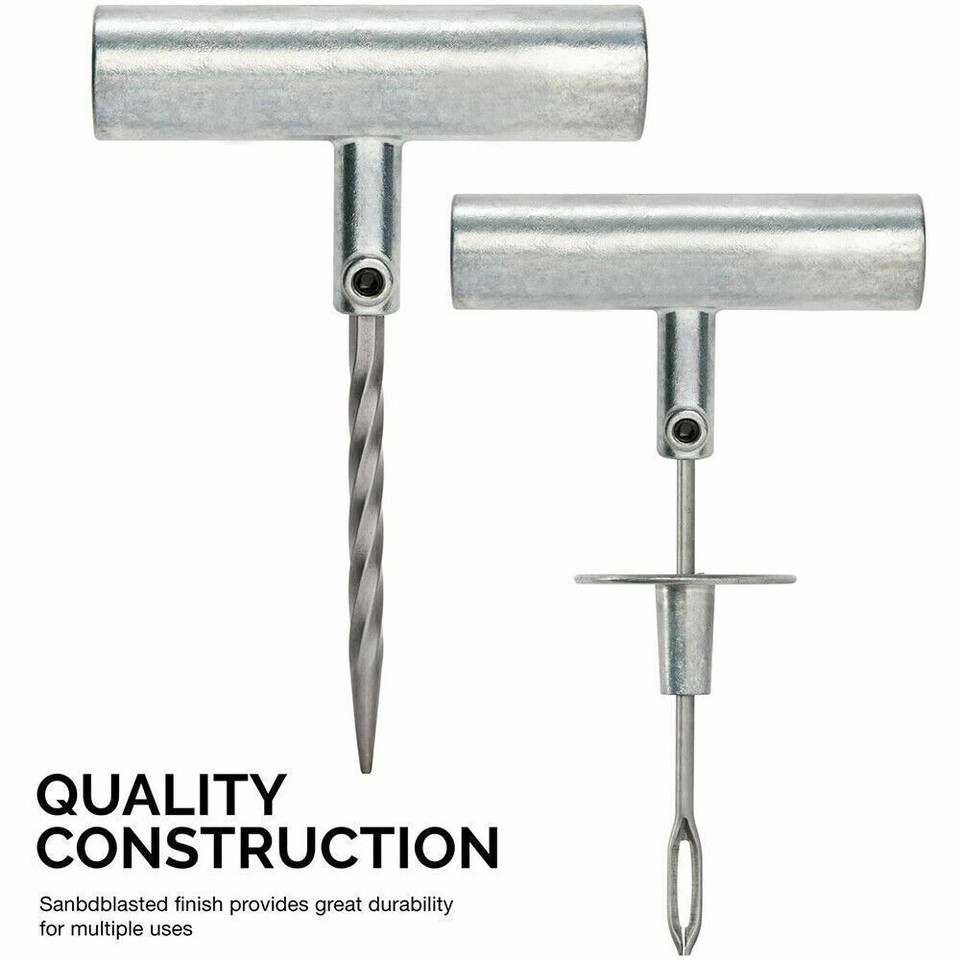 Car Tire Repair Tool Kit 57PCS Heavy Duty Flat Tire Repair Kits Plug