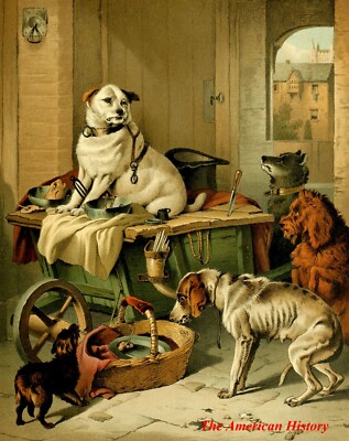 3622 Landseer, Edwin (1802-1873) - No Place Like Home - Jack in office