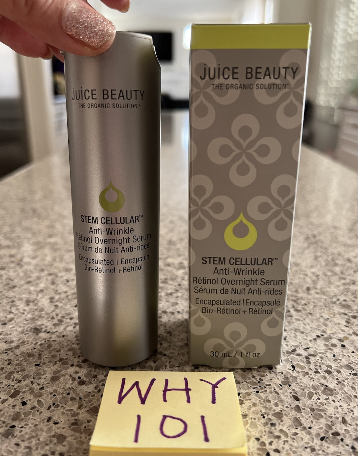 Juice Beauty Stem Cellular AntiWrinkle Retinol Overnight Serum 1oz