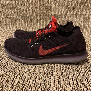 Nike Free RN Flyknit Menâs Running Shoes Size 12 Bright Crimson 831069-603 | eBay