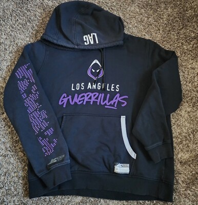 Call Of Duty League Los Angeles Guerrillas Black Cotton Pullover Hoodie XXL