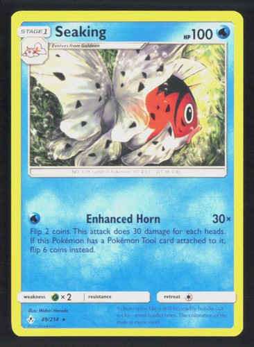 Pokemon Seaking Unbroken Bonds 49/214 LP/MP