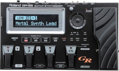 Roland GR-55GK-BK Gitarren-Synthesizer mit GK-3 Tonabnehmer 13-Pin Kabel...
