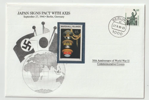27/9/1990 Germany FDC - WWII - Japan Signs Pact with Axis