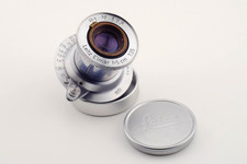  SERVICED Leica Leitz ELMAR 50mm/f3.5 LTM Screw Mount Lens 1949 Coated