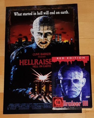 Hellraiser 3 (DVD-1999~FSK-18 / Laser Paradies + Poster) NEU/OVP 