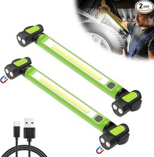 Under Hood Work Light Bar 3000LM LED Magnetic Light Bar with Hooks Rechargeable