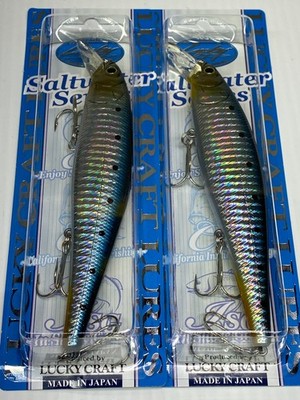 Jerkbaits by Lucky Craft,Lot of 2, SW Pointer 128 SP, 1 oz., New