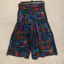 VTG 90s Laurissa Wide Leg Culottes Sz 16 USA Made BOHO HighRise Pleated Hippie