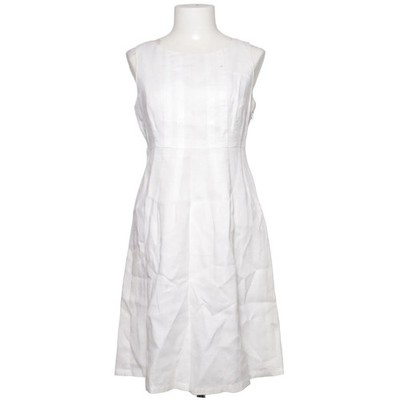 Mexx, Kleid, Größe: 38/40, Weiß, Acetat/Leinen, Einfarbig, Damen #tYv