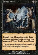 MTG Buried Alive, Odyssey, Heavily Played, En...