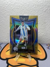 2024-25 PANINI SELECT FIFA #59 JULIAN ALVAREZ GOLD PRIZM 10/10 Last On Print