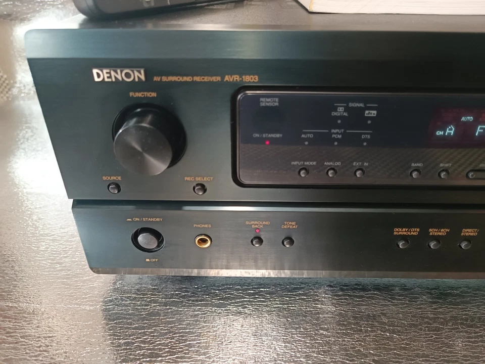 Denon AVR-1803 AV-Receiver DTS Digital Verstärker Amplifier Mit Fernbedienung - Bild 3 von 4