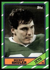 1986 Topps Mickey Shuler New York Jets #102 D*