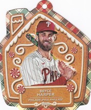 BRYCE HARPER 2024 Topps Holiday Oversized Ornaments Die-Cuts #MLBO-12 PHILLIES!