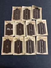 (11) Vintage AmerTac Montage Hardware Wall Plate Single Switch Plate 8301TR