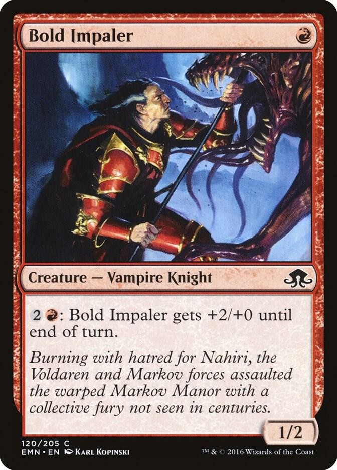 Bold Impaler 120 Common Eldritch Moon Magic: The Gathering Lightly Played