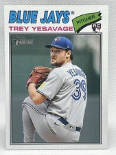 2026 Topps Heritage Trey Yesavage #245 Blue Jays Rookie Baseball Card