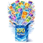 30, 50, 100 pokemon cards German no duplicates with lots of holos and reverse
