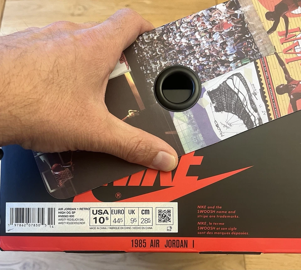 Jordan 1 Retro Alto OG SP Union LA Chicago Sombra Talla 10.5 Foto 4 de 4