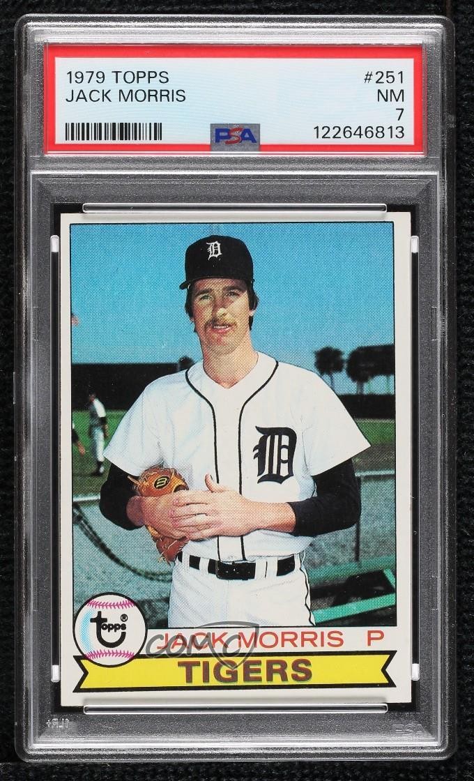 1979 Topps Jack Morris #251 PSA 7 HOF 1ar2