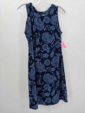 Pre-Owned Tommy Hilfiger Navy Size 4 Knee Length Sleeveless Dress