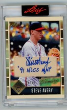 Steve Avery 2025 Leaf Seasons In The Sun Auto Personalized /30 Inscription P-SA1 Steve Avery 2025 Leaf Seasons In The Sun Auto Personalized /30 Inscription P-SA1