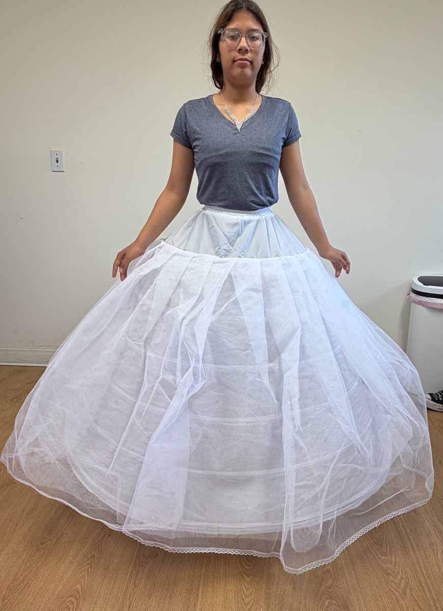 long dress with petticoat Vintage-Style Bamboo Petticoat