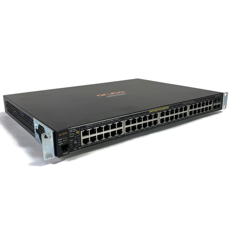 HPE Aruba J9772A 2530-48G 48-Port PoE+ Gigabit Ethernet Network Switch