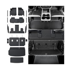 Floor Mats Cargo Liner for 2024 2025 2026 GMC Acadia Only 7 Seats , All Weat...
