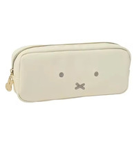 New Miffy Pouch Storage Case Pen Pencil Tools Accessory Zip Bag Purse Long Beige