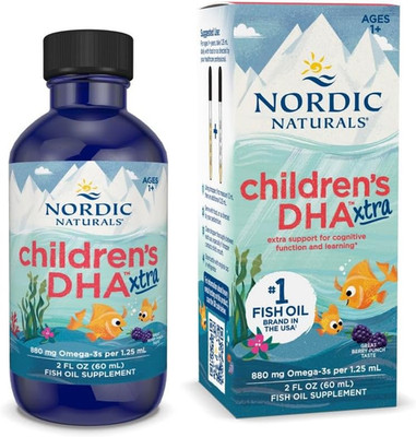 Children S DHA Xtra, Berry Punch - 2 Oz for Kids - 880 Mg Total Omega-3S with EP