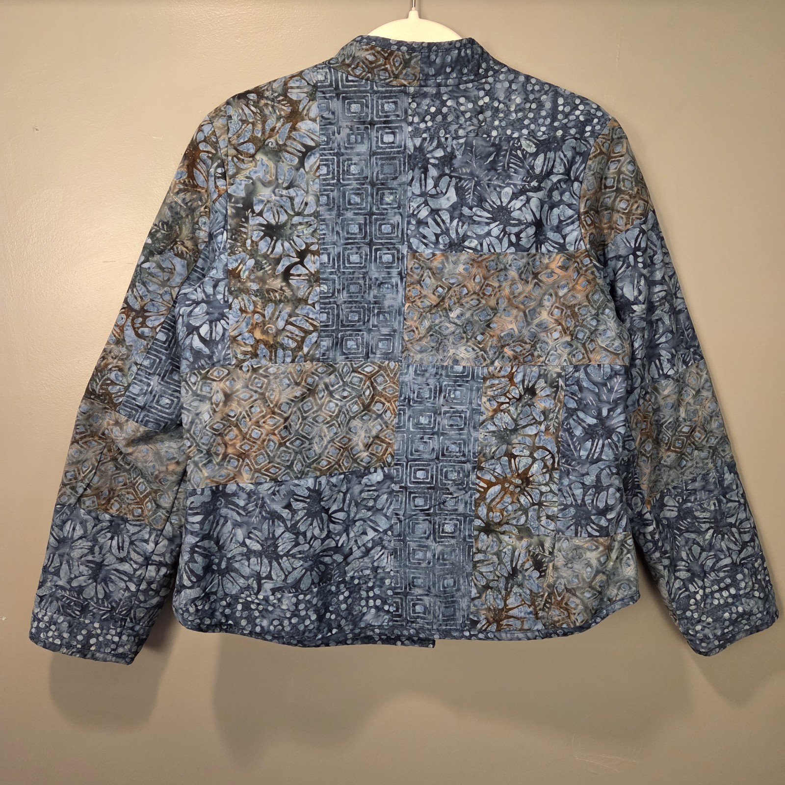 Handmade Batik Reversible Button Up Jacket Wearab… - image 5