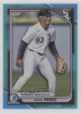 2024 Bowman Draft Chrome Sky Blue Refractor Jeral Perez #BDC-154 0vt8