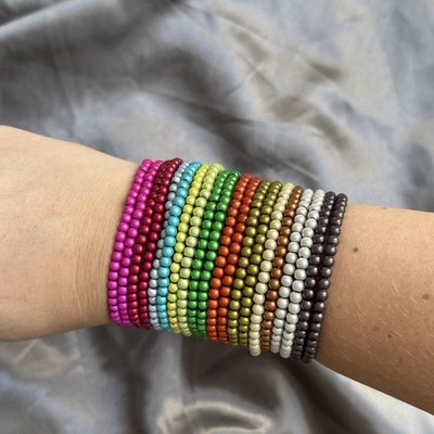 Funkelnde 3D Perlen Magic Pearls - Armband Handmade 4mm