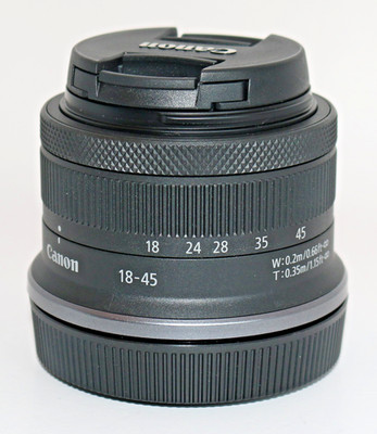 Canon RF-S 18-45mm f/4.5-6.3 IS STM Lens for EOS RF Mount Cameras