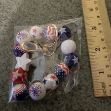 Handmade Beaded Keychain/Wristlet