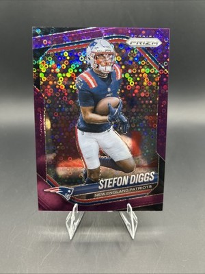 2025 Panini Prizm Stefon Diggs Purple Disco Prizm/75 Patriots 🔥