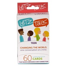 Letz Talk Conversation Cards for Teens - Comm...