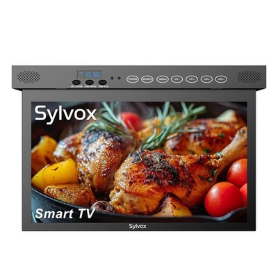 Smart TV 15.6 Flip Down Under Cabinet 360 Rotation Google SYLVOX Wireless Degree