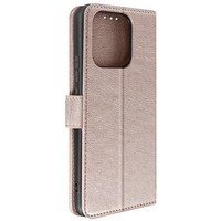 Etui Kunstleder Mit Standfunktion FüR Xiaomi Redmi 12C – Rosegold