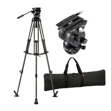 Libec TH-V C 5kg Load Capacity, Stepless Adjustable Friction, 75mm Video Tripod