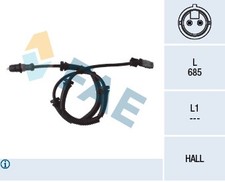 78095 FAE Sensor, Raddrehzahl Vorne für OPEL RENAULT 4414181 Neu