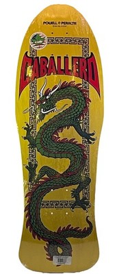 Powell Peralta Steve Caballero Chinese Dragon Skateboard Deck- Yellow