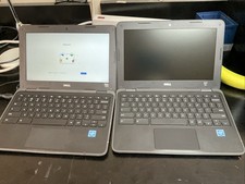 Lot Of 2 Dell Chromebook 11 3180 11.6" Laptops
