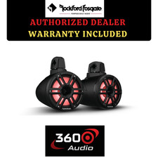 Rockford Fosgate M2WL-8HB M2 Series 8 Inch Marine Grade 2 Way Horn Speakers