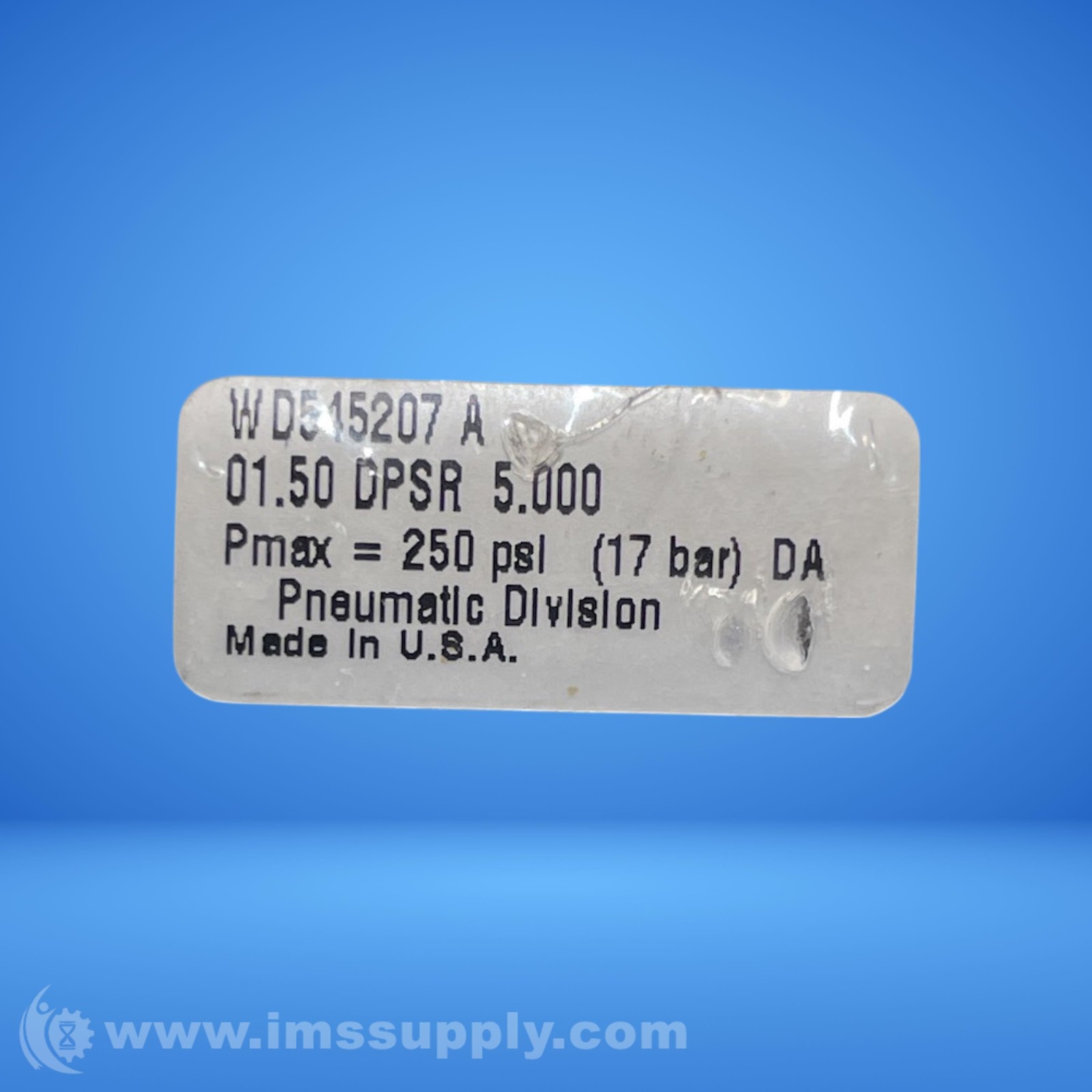 Parker WD545207 Double Acting Air Cylinder FNFP