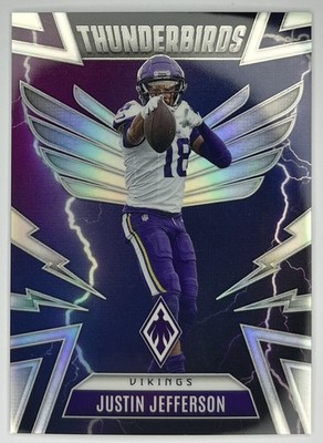 2025 Panini Phoenix Justin Jefferson Thunderbirds Minnesota Vikings #34 NFL