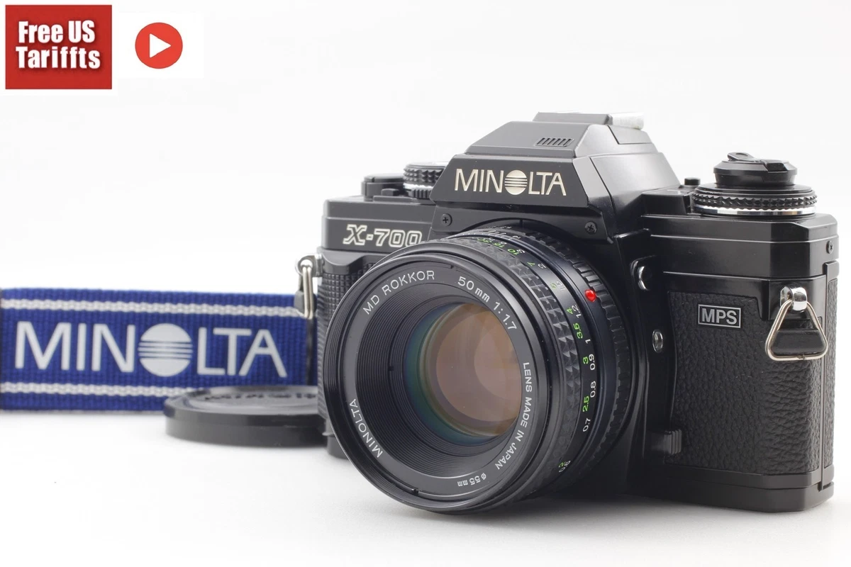 MINOLTA X-700 MPS ブラック ミノルタ + MD 50mm 1:1.4 フィルムカメラ